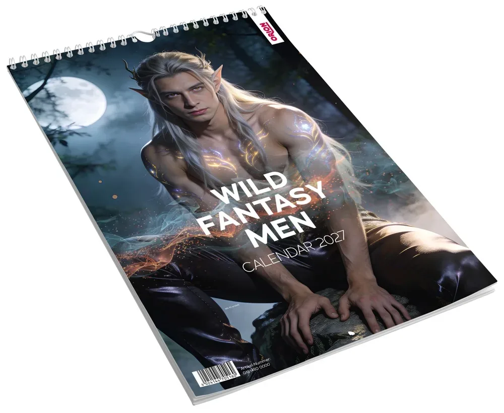 Pin-up Kalender ?Wild Fantasy Men 2027? in Farbe und im Großformat
