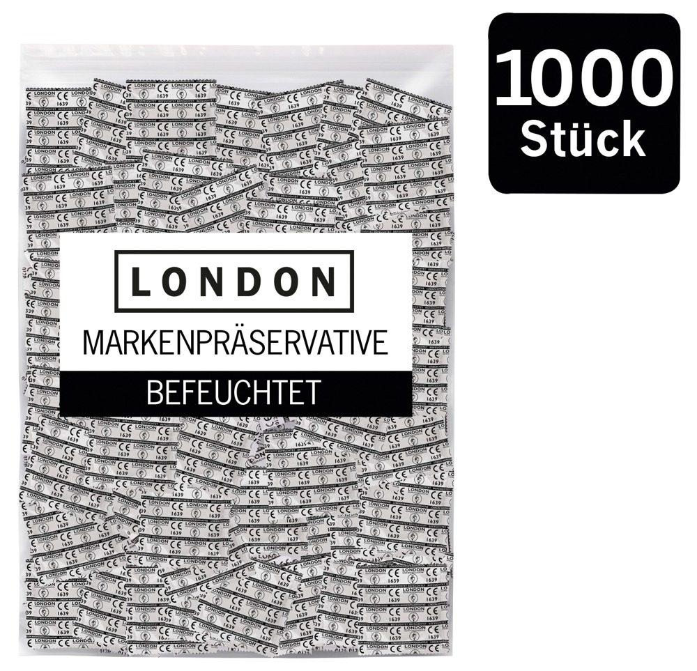 Kondome ?LONDON Q600 feucht? mit Beschichtung auf Silikonbasis