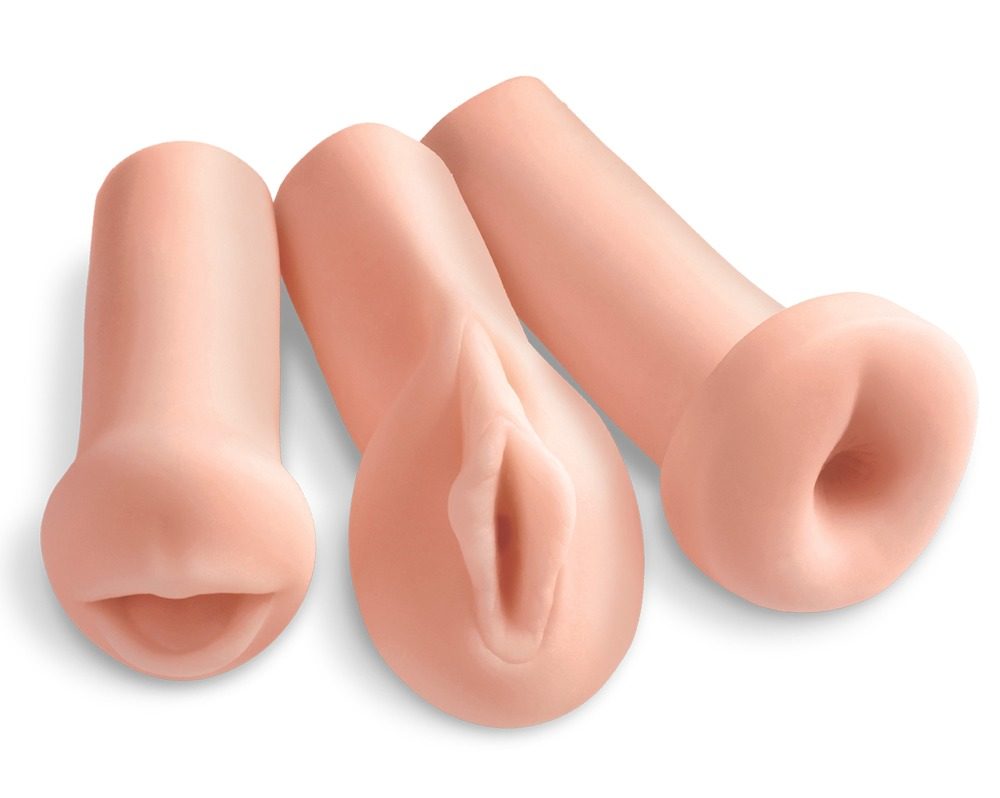 3-teiliges Masturbatoren-Set ?All 3 Holes?, oral, vaginal, anal