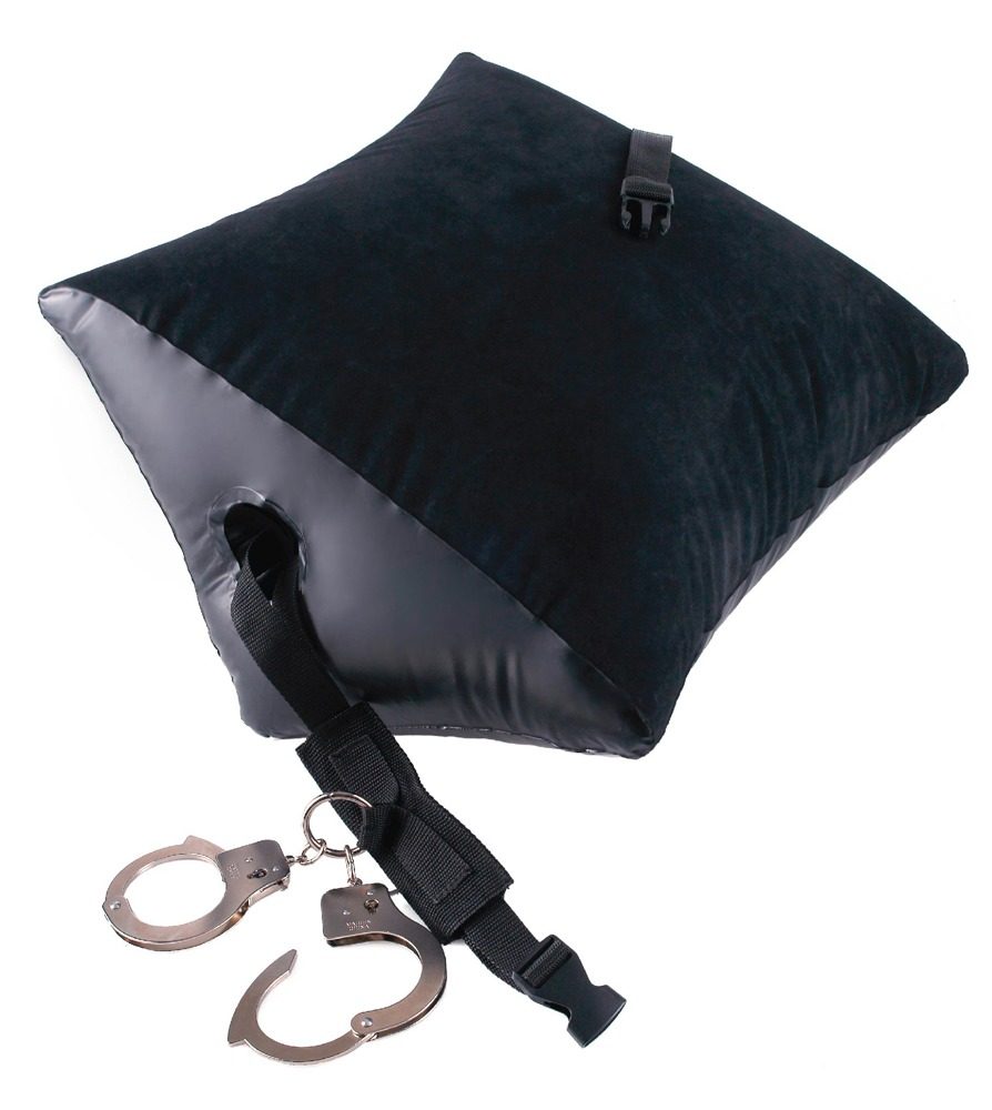 Liebeskissen ?Deluxe Position Master with Cuffs?, mit Gurt und Handschellen