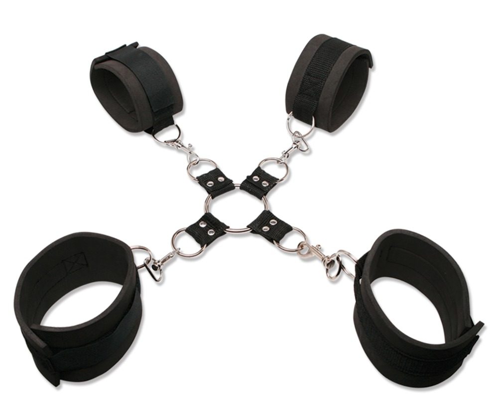 Fessel-Kreuz ?Extreme Hogtie-Kit?, gepolstert