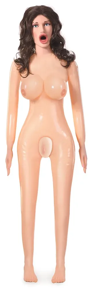 Liebespuppe ?B.J. Betty?, mit 3D-Gesicht und 3 Lust-Öffnungen