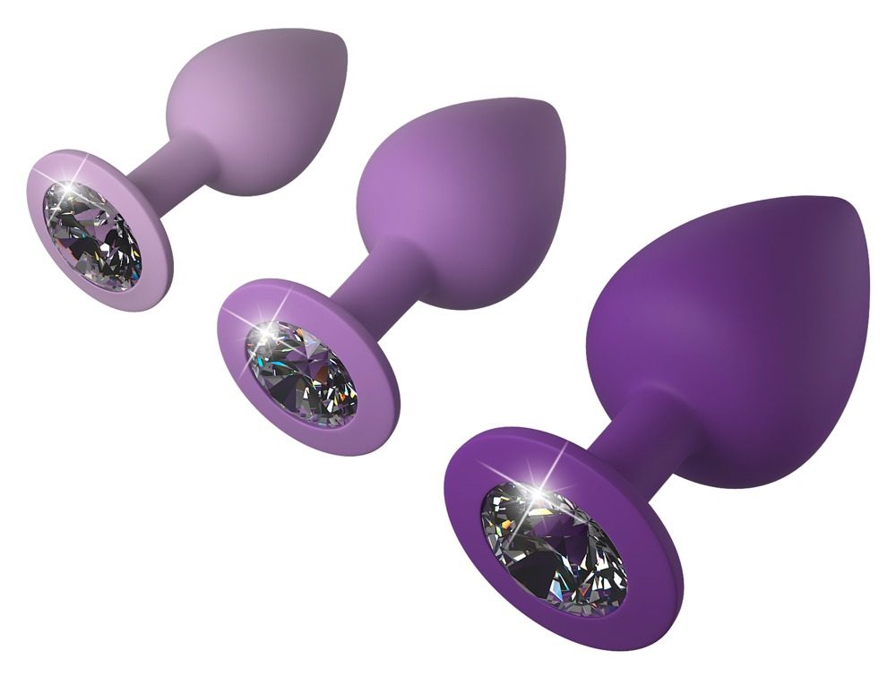 3-teiliges Analplug-Set ?her little gems trainer set?, in verschiedenen Größen