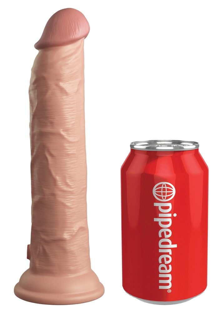 Naturvibrator ?9? Vibrating + Dual Density Silicone Cock with Remote?