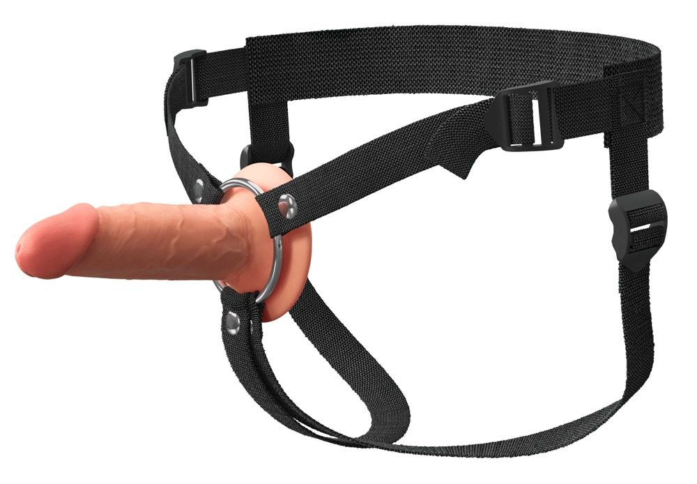Penishülle ?Hollow Silicone Strap-on? mit Umschnallgurt