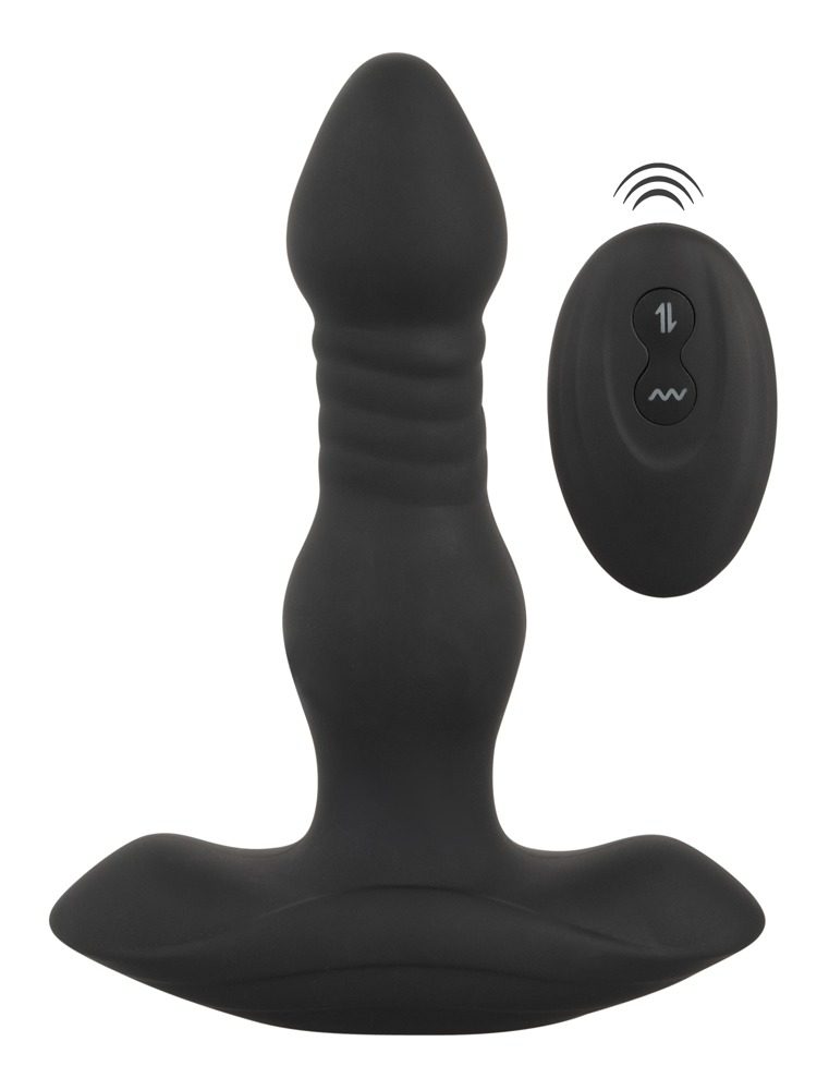 ?RC Analplug mit Stoßfunktion? mit 10 Vibrationsmodi und 3 Stoßgeschwindigkeiten