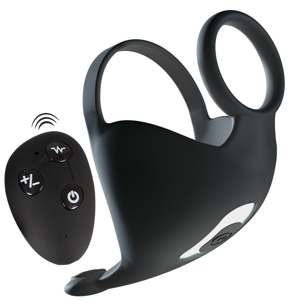 Penis-/Hodenring ?Cock ring with RC ball massager? mit Hodenvibrator