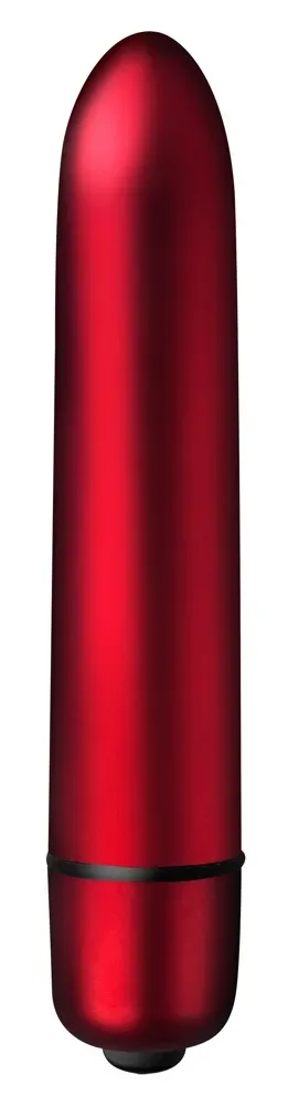 Vibrobullet ?Scarlet Velvet? mit 10 Vibrationsmodi und Mattlook.