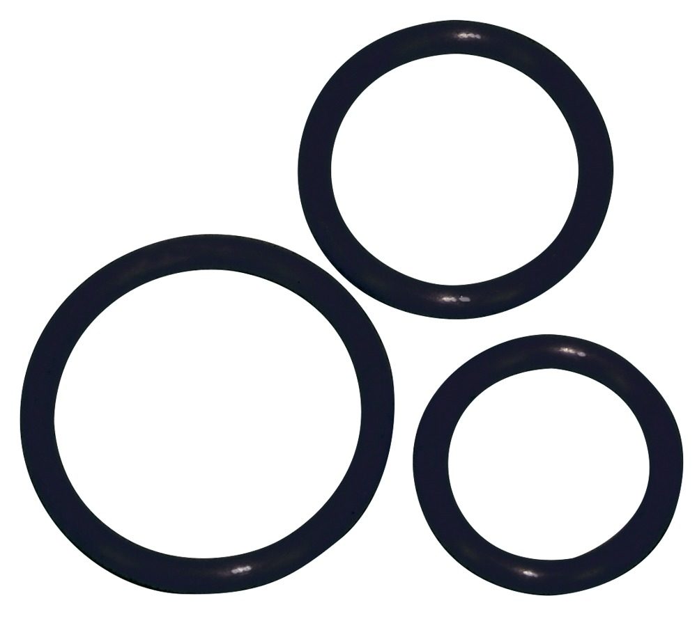 3-teiliges Penisringset ?Silicone cock ring set