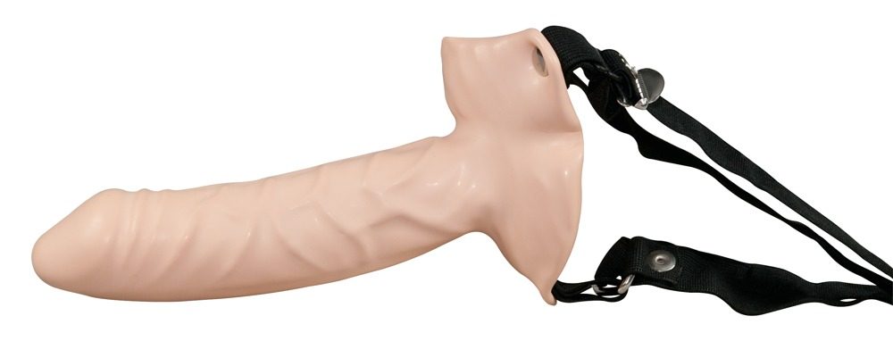 Penishülle ?Bull Power? aus Latex mit verstellbarem Umschnallgurt
