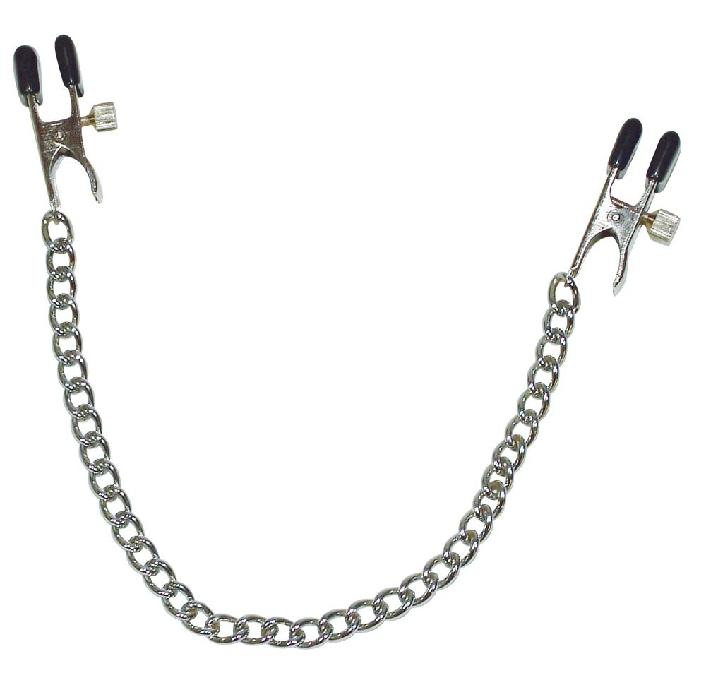 Nippelklammern mit Metallkette