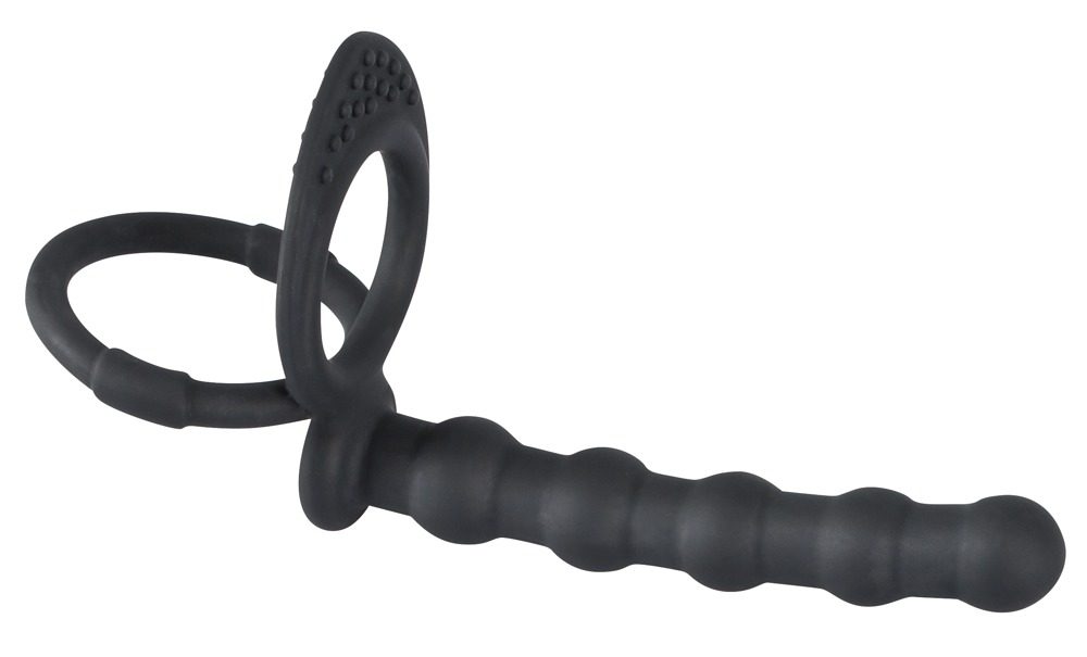 Penis-/Hodenring ?Cock & ball ring? mit Analdildo