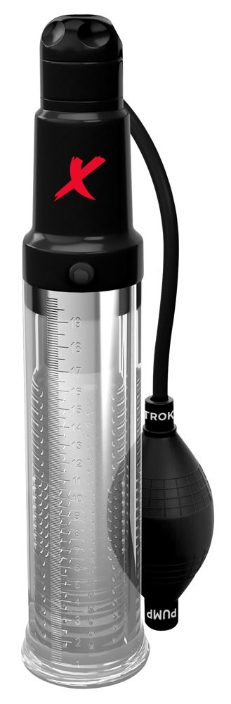 Penispumpe/Masturbator ?Suck-N-Pump Stroker? mit Doppelfunktionspumpe
