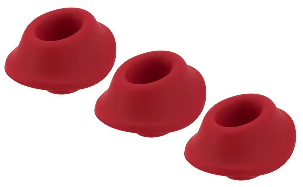 Premium Heads Red S (Pkg of 3), Small - Amorana