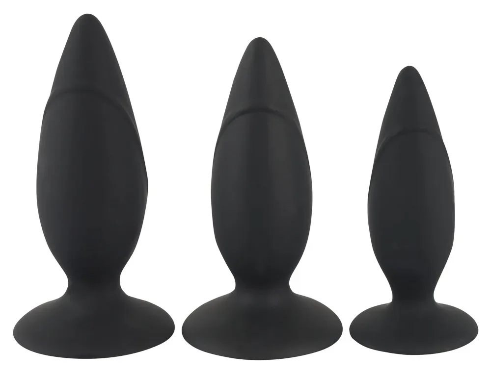 3-teiliges Analplug-Set