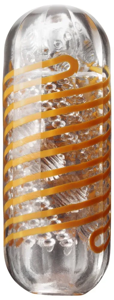 Tenga Spinner 05 Beads Masturbator - Orange - S, Beads  - Amorana