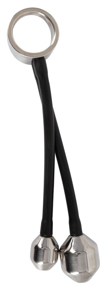Penisring ?Cock ring & Ass plugs? mit 2 schweren Plug-Gewichten
