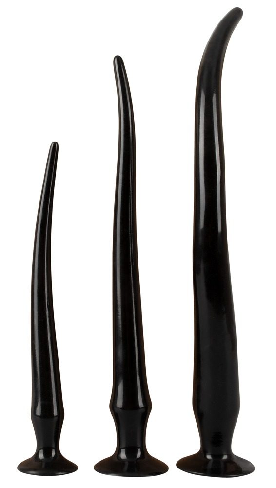 3-teiliges Analplug-Set ?Super Long Flexible Butt Plug Set?, verschiedene Extra-Längen und Gewichte
