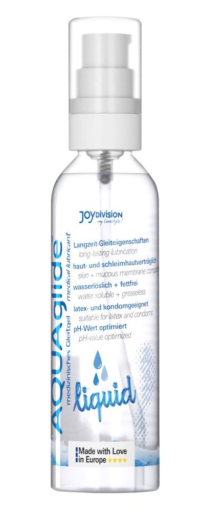 Gleitgel ?AQUAglide liquid? mit fließender Konsistenz