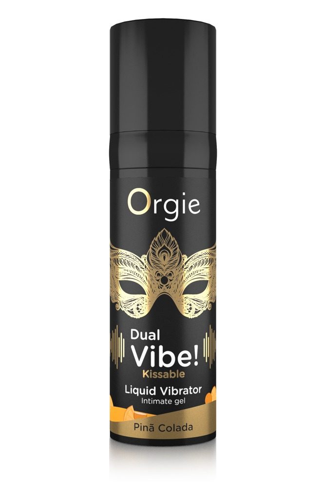Stimulationsgel ?Dual Vibe!? mit Pinã Colada-Aroma