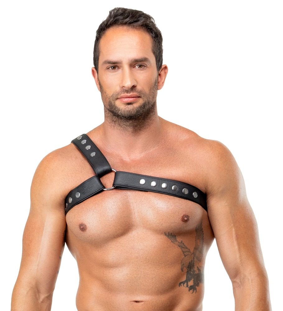 Leder-Brustharness, einseitig