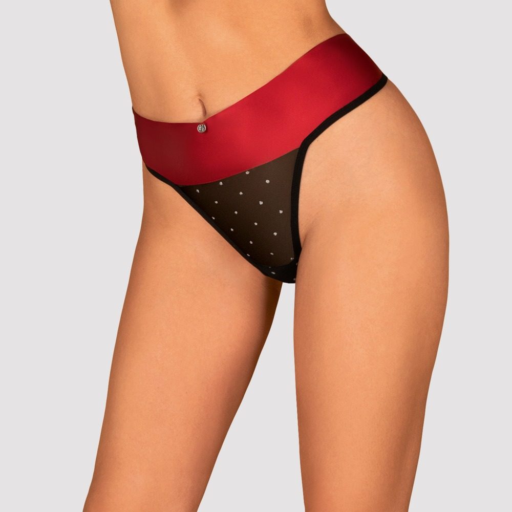 String ?Tienesy? mit Satin-Bindeschleife über dem Po