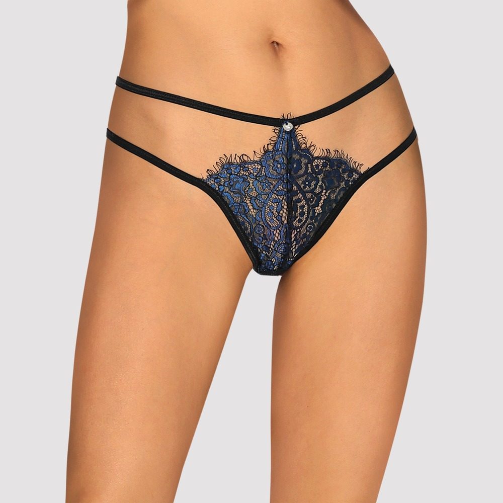 String ?Yassmyne? aus blauer Wimpernspitze