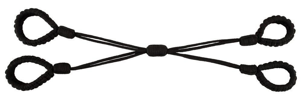 Fesselkreuz ?Cuff Set Rope? mit verstellbaren Schlaufen für Hände & Füße