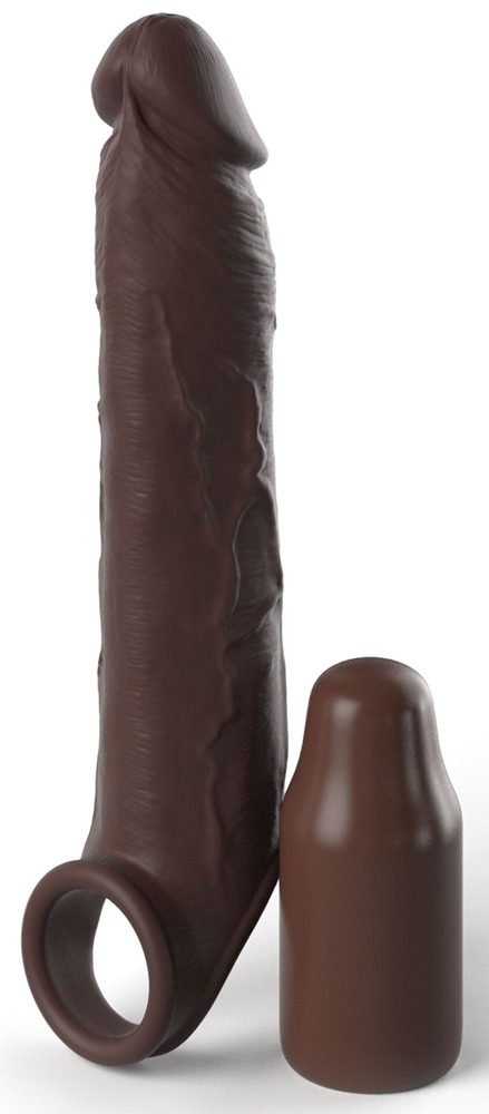 Penishülle ?3? Silicone X-tension with Strap? mit Hodenring