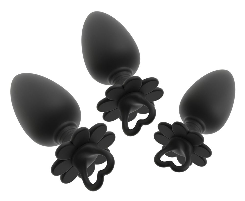 3-teiliges Analplug-Set