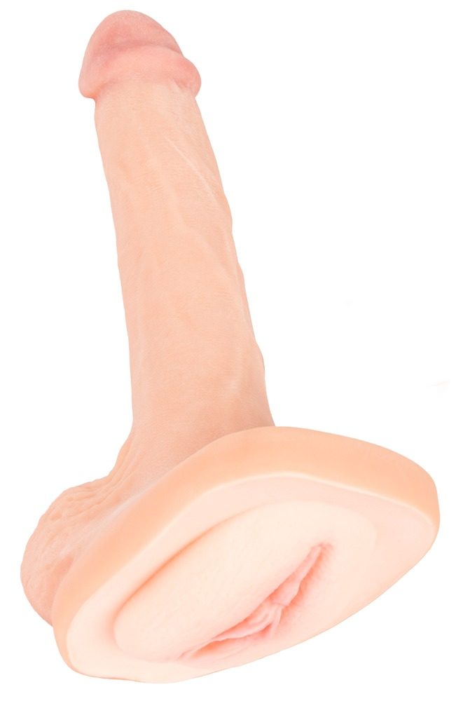 Dildo ?3in1? auch als Penisverlängerung und Masturbator