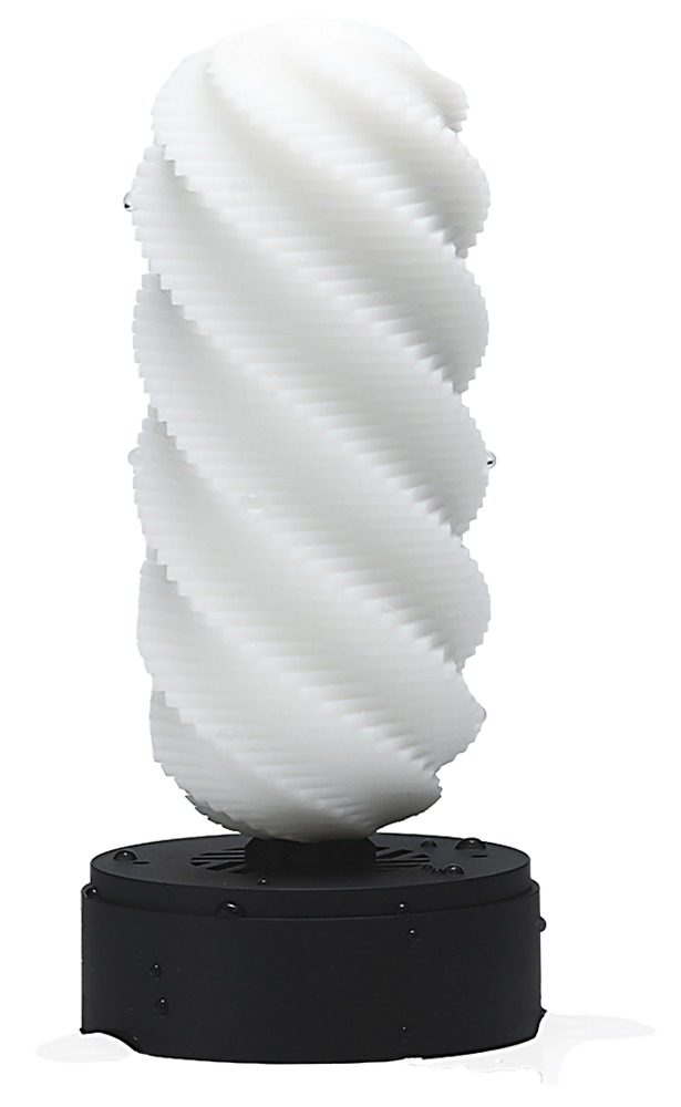 Masturbator ?3Dx SPIRAL? mit kunstvoller 3D-Reliefstruktur