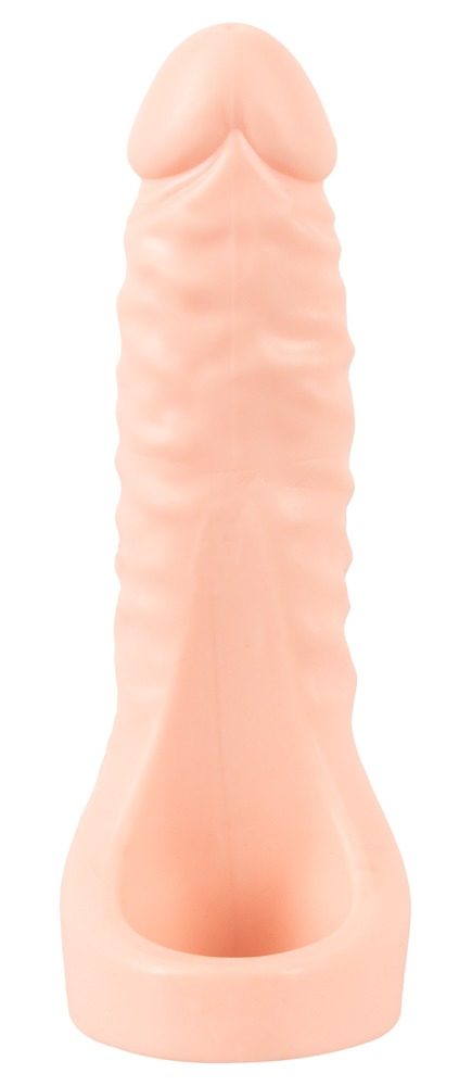 Penis-/Hodenring ?Double Fucker + Vibration? mit flexiblem Naturvibrator