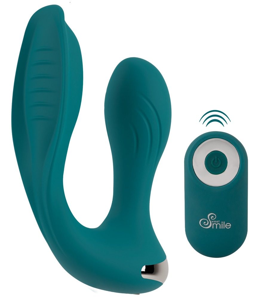 Doppelvibrator ?Hands-free? mit Fernbedienung