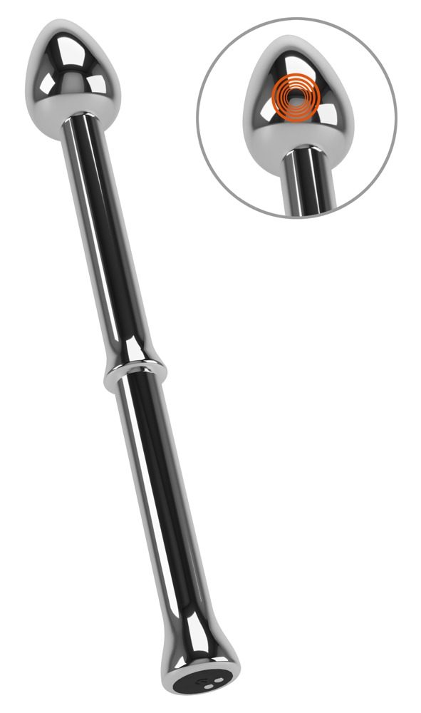 Prostata-Vibrator ?Metal Milking Stick? mit 10 Vibrationsmodi