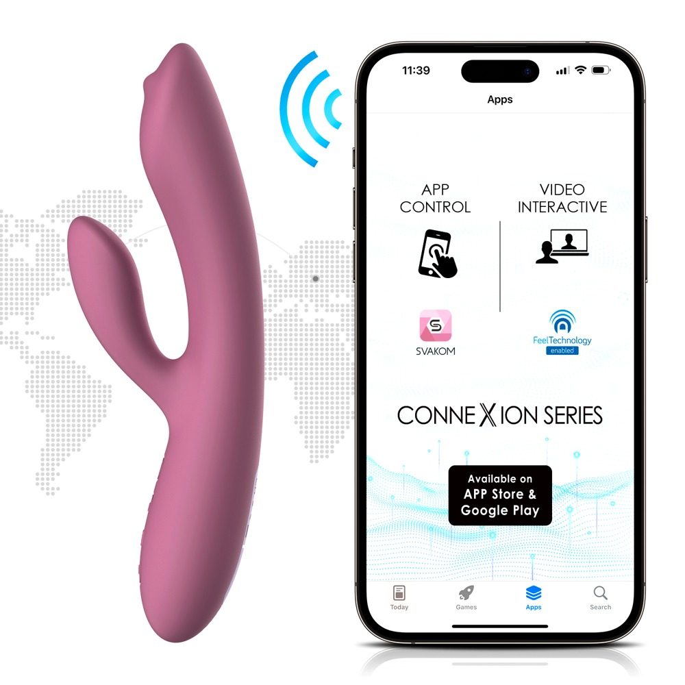 Rabbitvibrator ?Trysta Neo? mit beweglicher G-Punkt-Massagekugel
