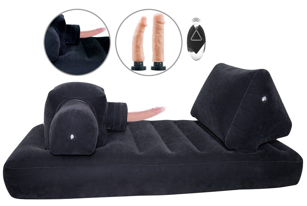 Sexmaschine ?Velvet Luxury Bed? inklusive 2 Naturvibratoren
