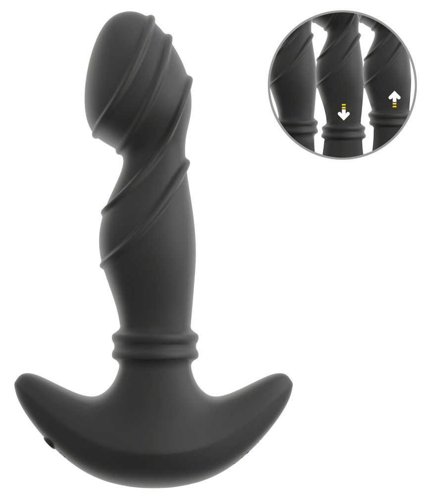 Prostata-Vibrator mit Rimming-Massageringen