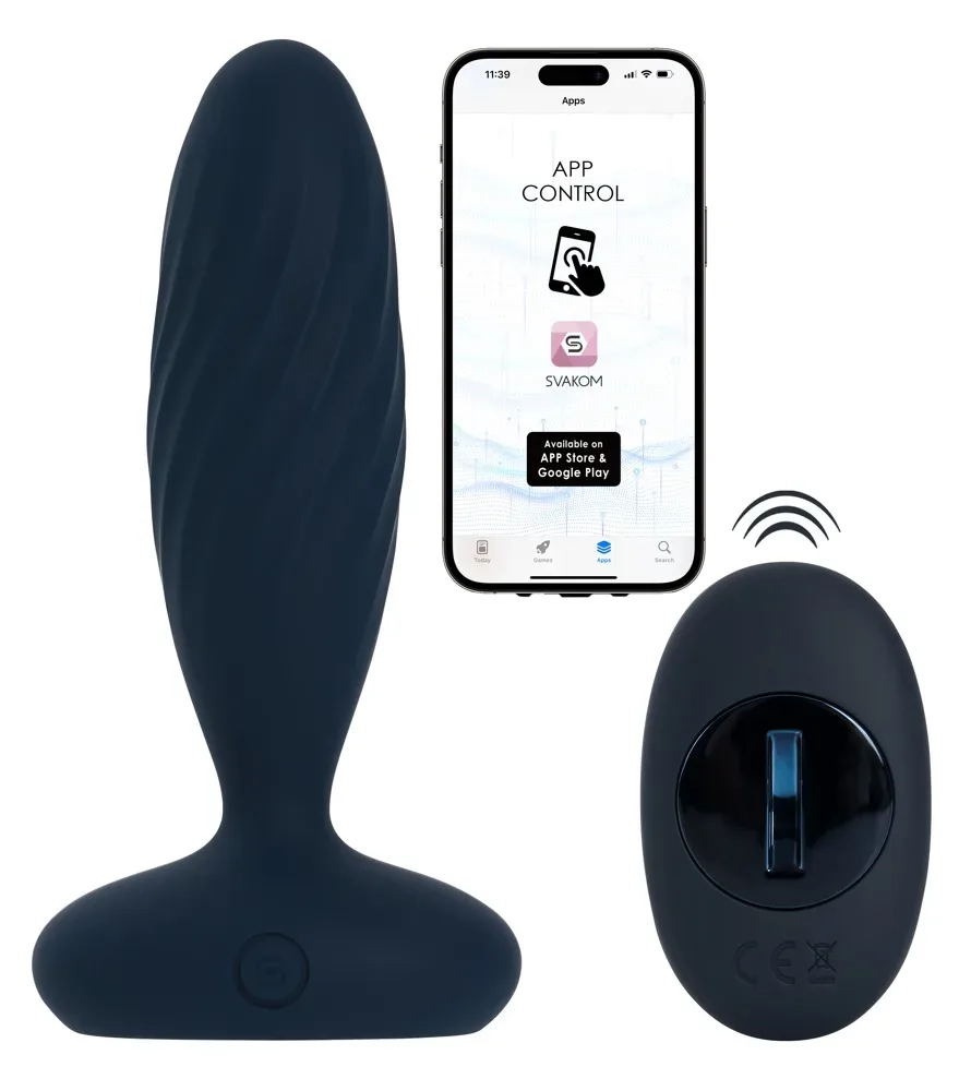 SVAKOM Jordan App-Gesteuerter Analvibrator mit Stossfunktion