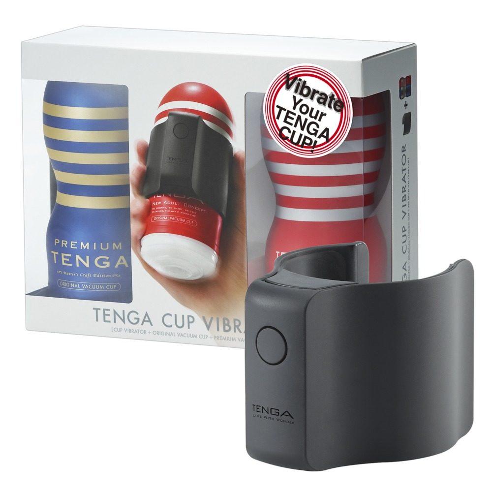 3-teiliges Masturbator-Set ?Cup Vibrator?