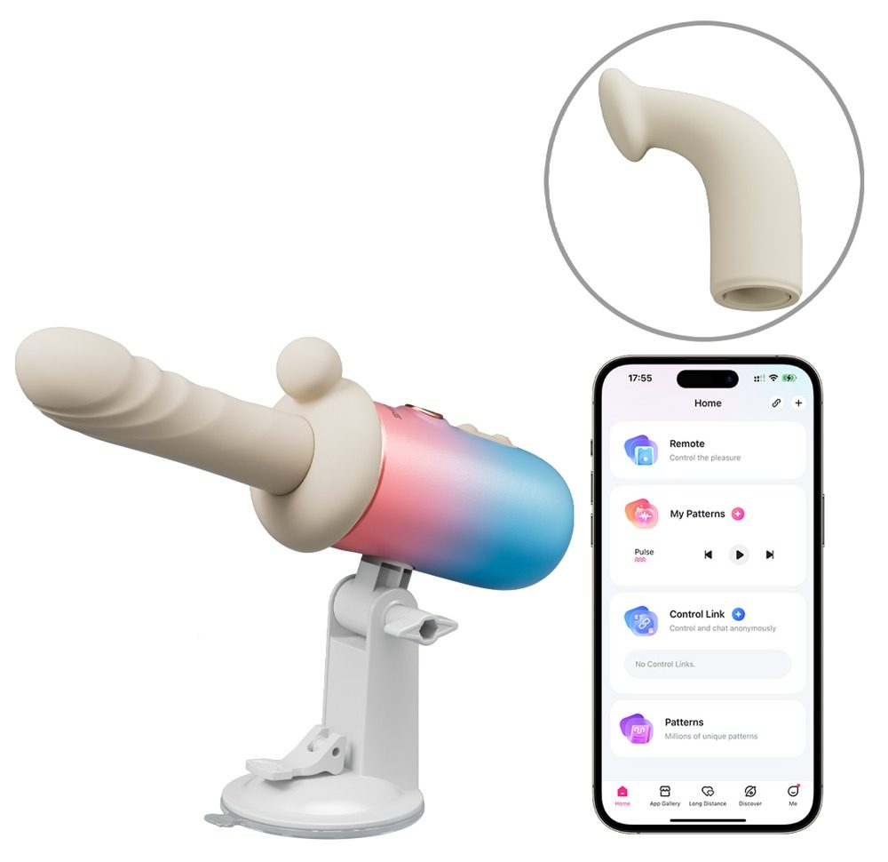 Stoßvibrator ?Spinel? mit 5-teiligem Zubehör