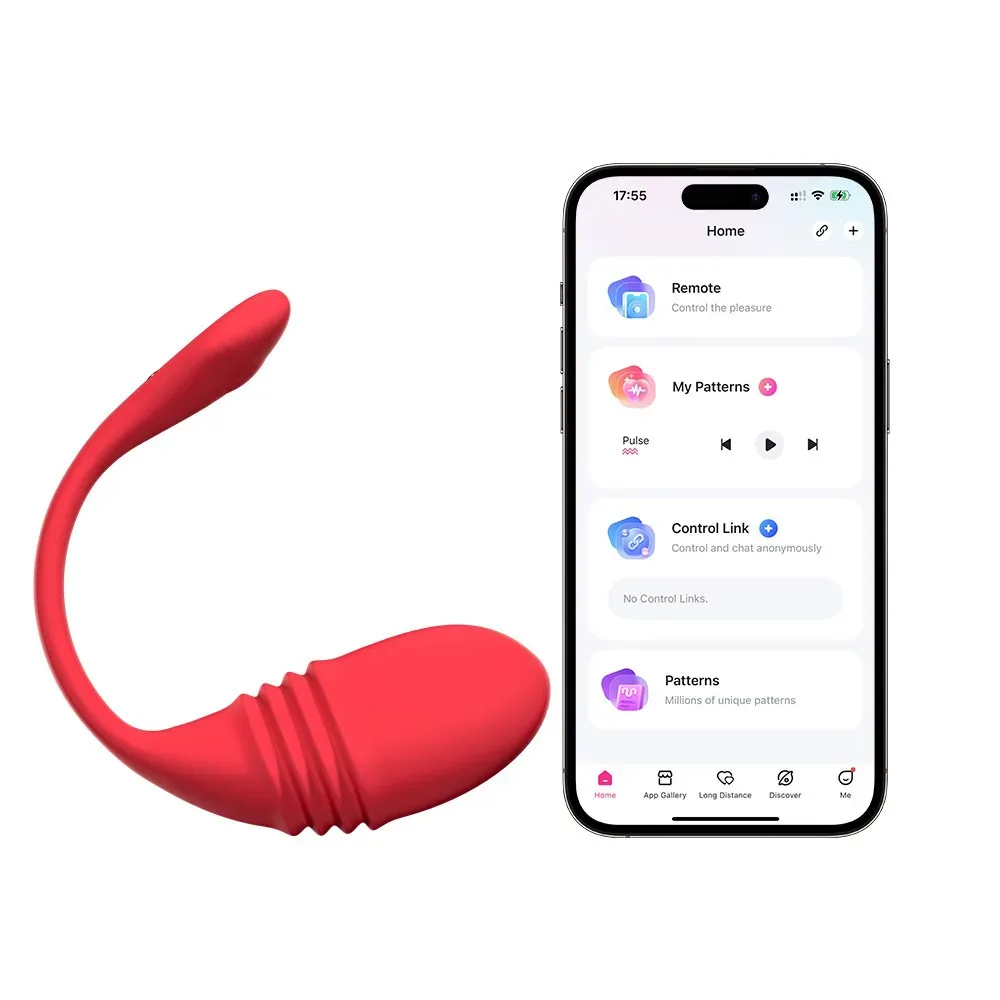 Lovense Vulse Thrusting App-gesteuertes vibrierendes Vibro-Ei