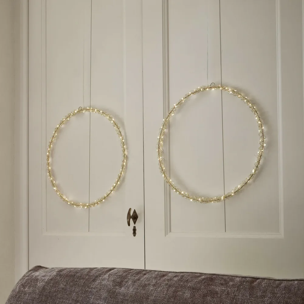 LED-Kranz 2er Set Elanari