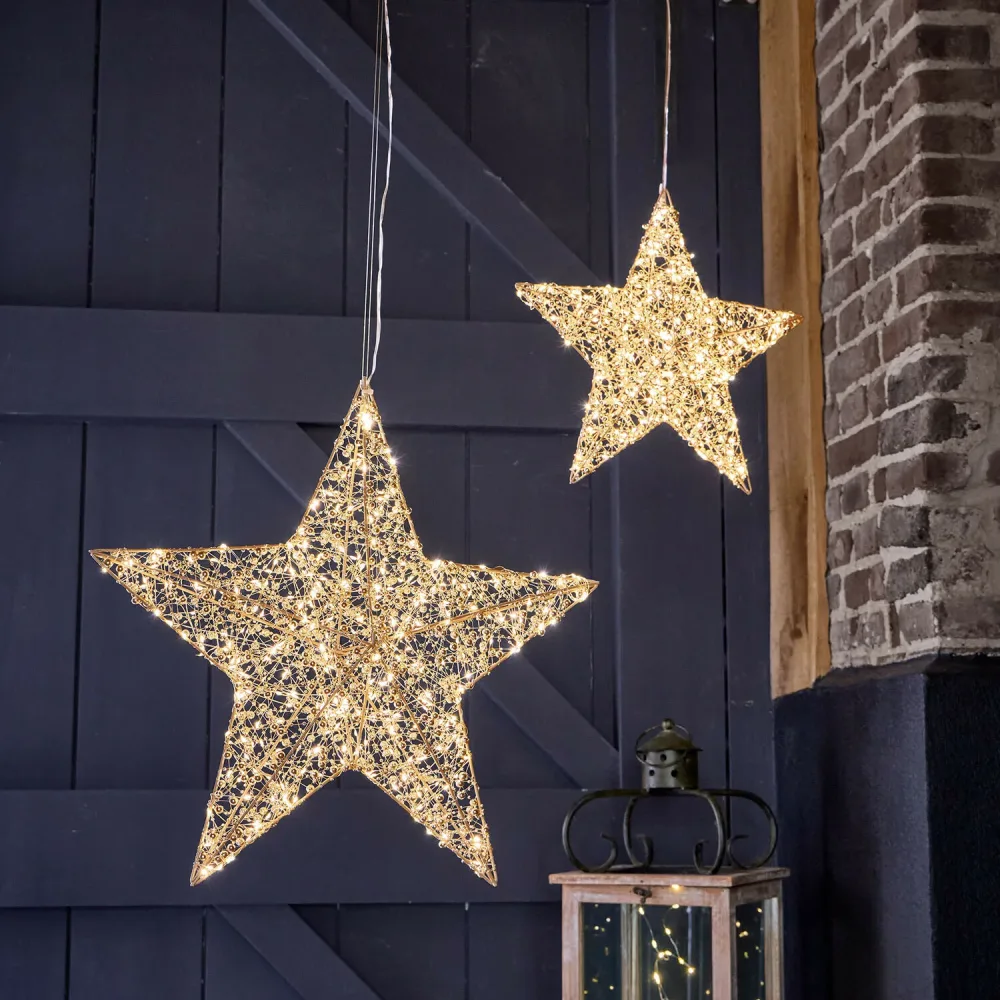 LED-Stern 2er Set Brightens