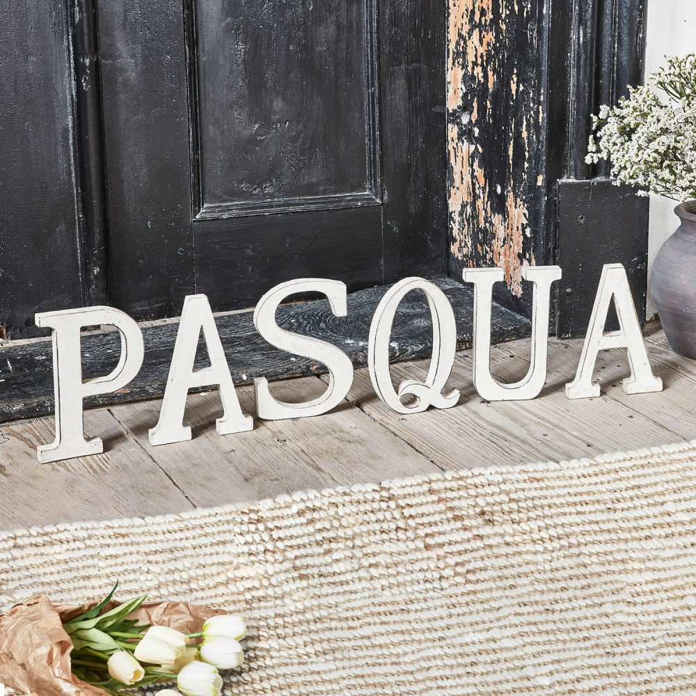 Deko-Buchstaben PASQUA