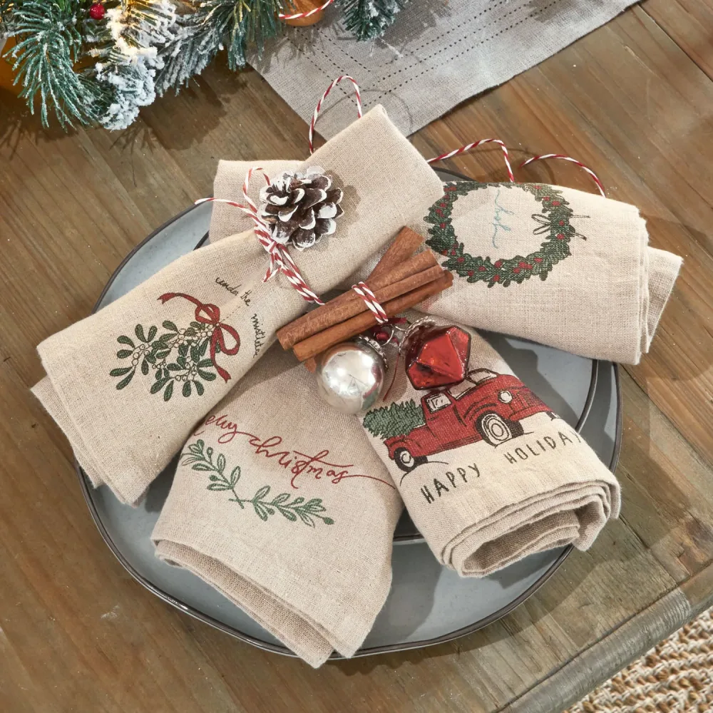 Serviette 4er Set Camon