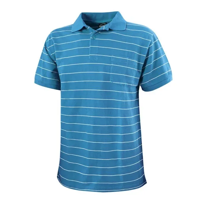 Herren Polo-Piqué-Shirt mit Brusttasche