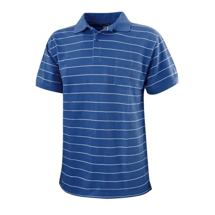 Herren Polo-Piqué-Shirt mit Brusttasche