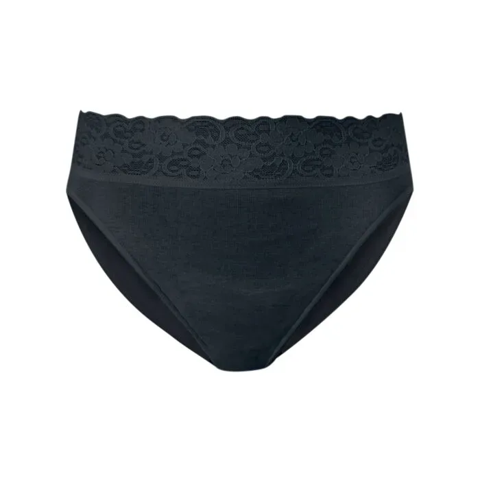 Calida - Slip aus Baumwolle, für Damen, Black, Größe M