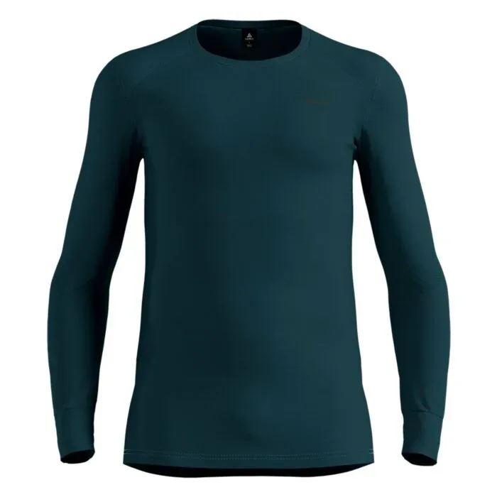 Odlo Active Warm Base Layer Shirt für Herren - Wandern, Ski & Snow - marineblau, S